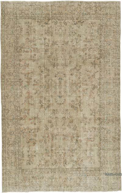 Vintage Turkish Hand-Knotted Rug - 6' 7" x 10' 4" (79" x 124")