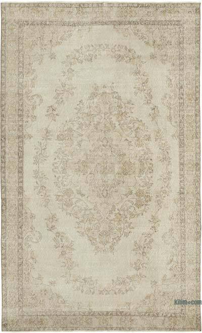 Vintage Turkish Hand-Knotted Rug - 6' 2" x 10' 1" (74" x 121")