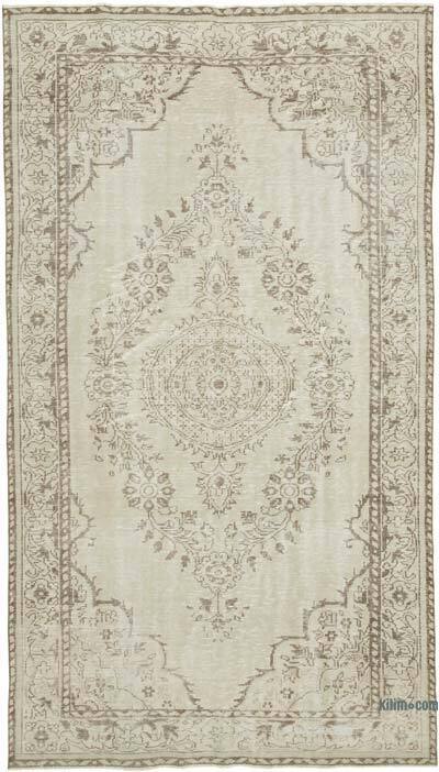 Vintage Turkish Hand-Knotted Rug - 6' 4" x 10' 4" (76" x 124")