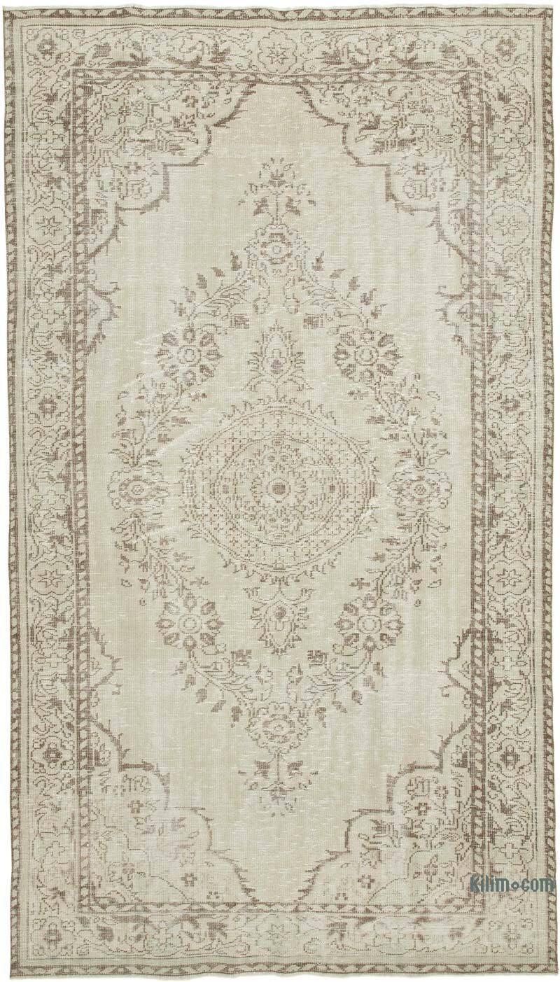 Vintage Turkish Hand-Knotted Rug - 6' 4" x 10' 4" (76" x 124") - K0050856