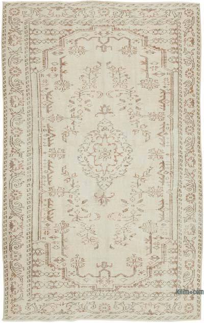 Vintage Turkish Hand-Knotted Rug - 5' 4" x 8' 9" (64" x 105")