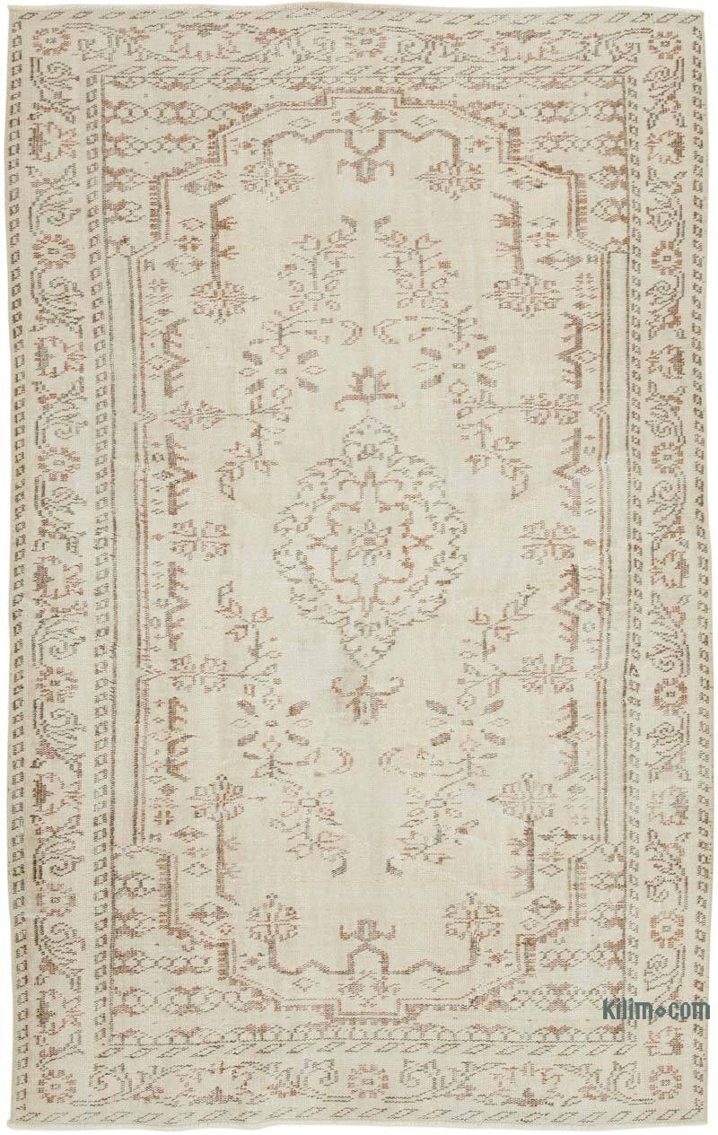 Alfombra Vintage Turca Anudada a Mano - 163 cm x 267 cm - K0050874