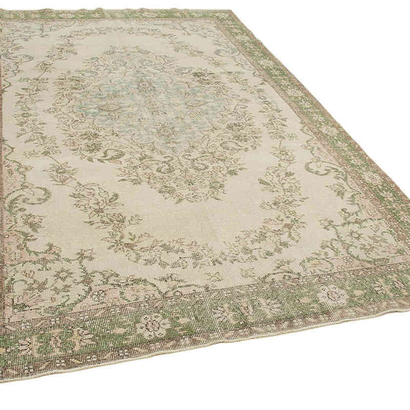 Vintage Turkish Hand-Knotted Rug - 6' 5" x 9' 11" (77" x 119") - K0050884