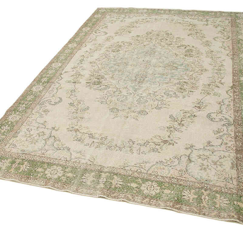 Vintage Turkish Hand-Knotted Rug - 6' 5" x 9' 11" (77" x 119") - K0050884