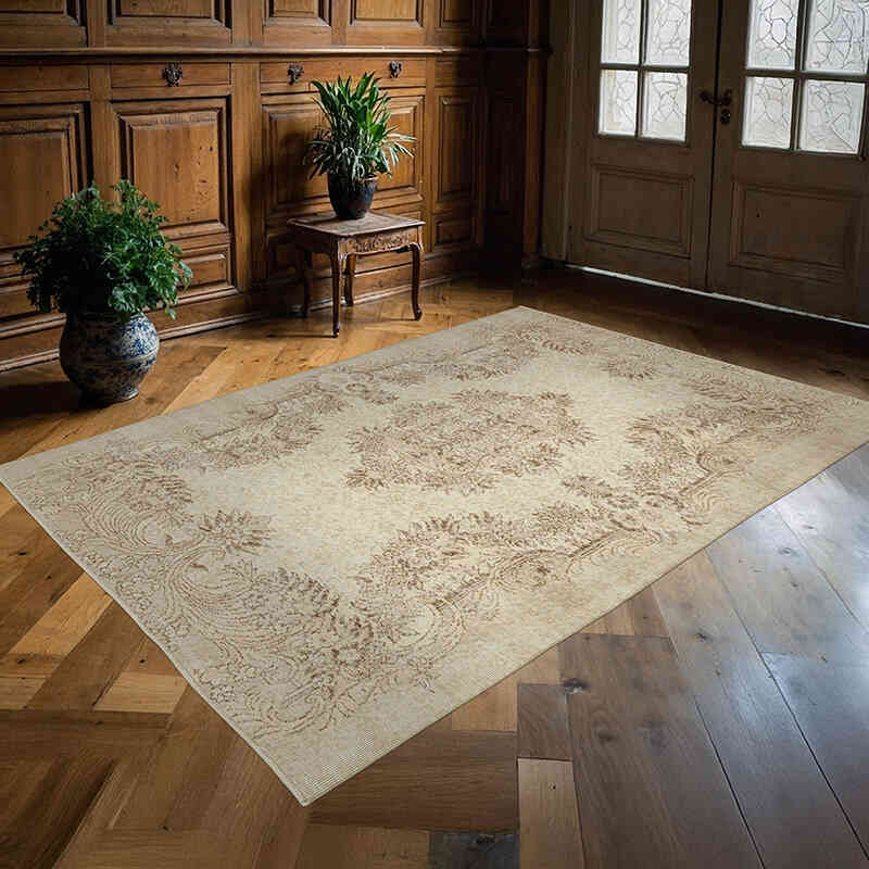 El Dokuma Vintage Halı - 163 cm x 235 cm - K0050890
