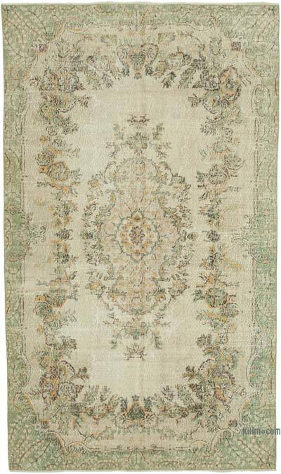 Vintage Turkish Hand-Knotted Rug - 6' 5" x 10' 11" (77" x 131")