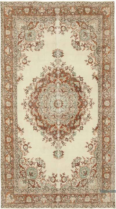 Vintage Turkish Hand-Knotted Rug - 6' 3" x 11' 3" (75" x 135")