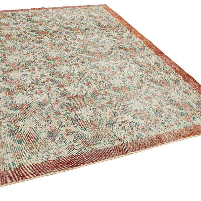 El Dokuma Vintage Halı - 213 cm x 305 cm - K0050981