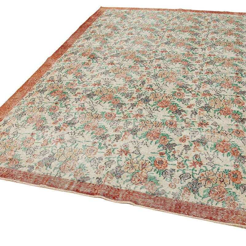 El Dokuma Vintage Halı - 213 cm x 305 cm - K0050981