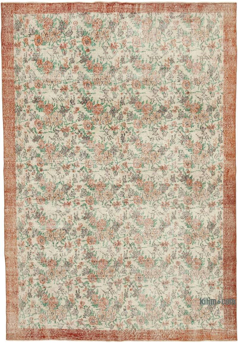 El Dokuma Vintage Halı - 213 cm x 305 cm - K0050981
