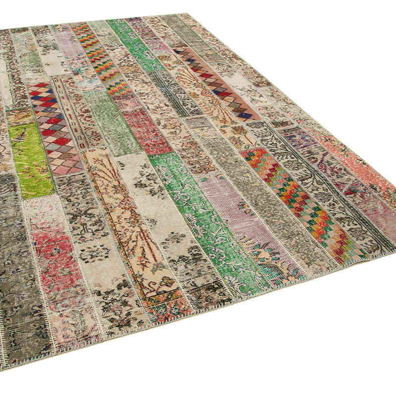 Patchwork El Dokuma Halı - 202 cm x 303 cm - K0051289
