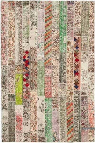 Patchwork El Dokuma Halı - 202 cm x 303 cm