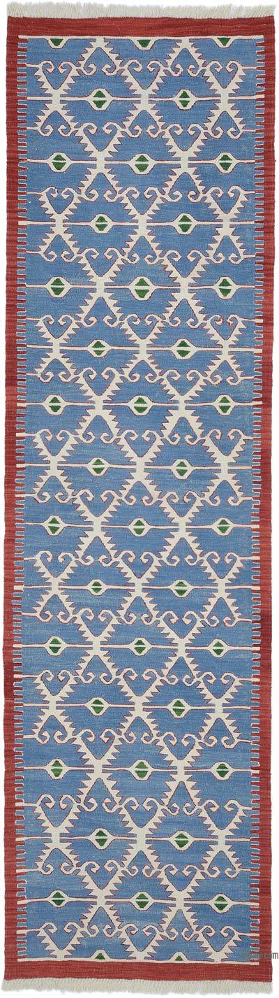 Yeni Kök Boya El Dokuma Yolluk Kilim - 95 cm x 341 cm