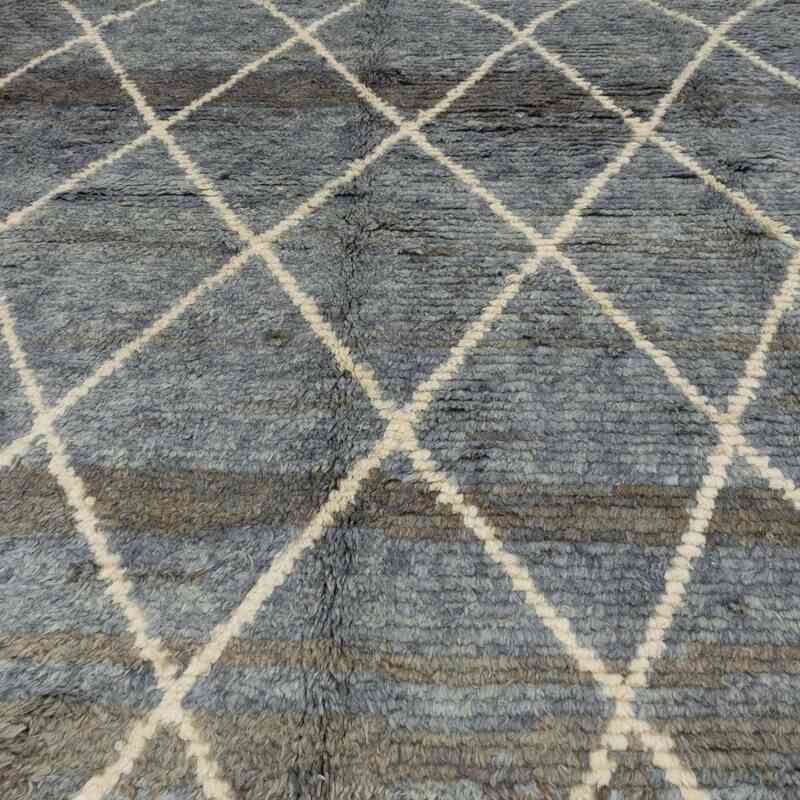 New Moroccan Style Hand-Knotted Tulu Rug - 9' 4" x 12'  (112" x 144") - K0051364