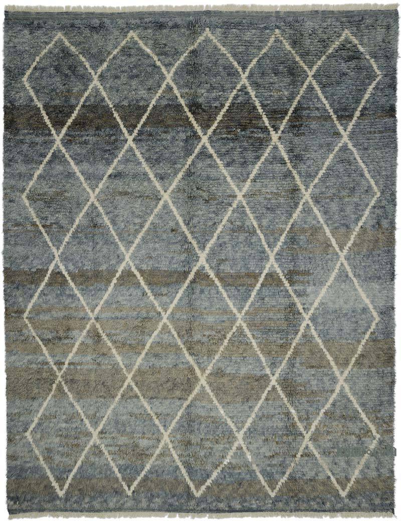 New Moroccan Style Hand-Knotted Tulu Rug - 9' 4" x 12'  (112" x 144") - K0051364