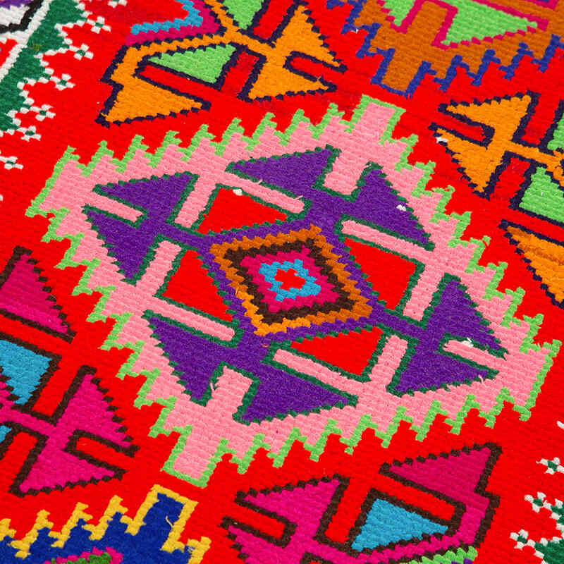 Vintage Tribal Runner Rug - 2' 8" x 12' 2" (32" x 146") - K0051401