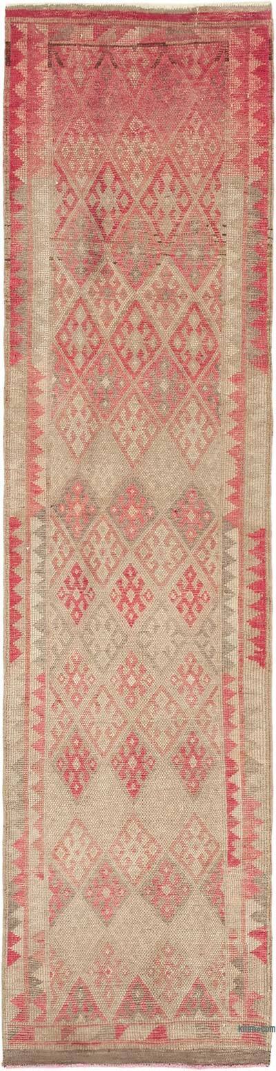 Vintage Tribal Runner Rug - 2' 10" x 11' 5" (34" x 137")