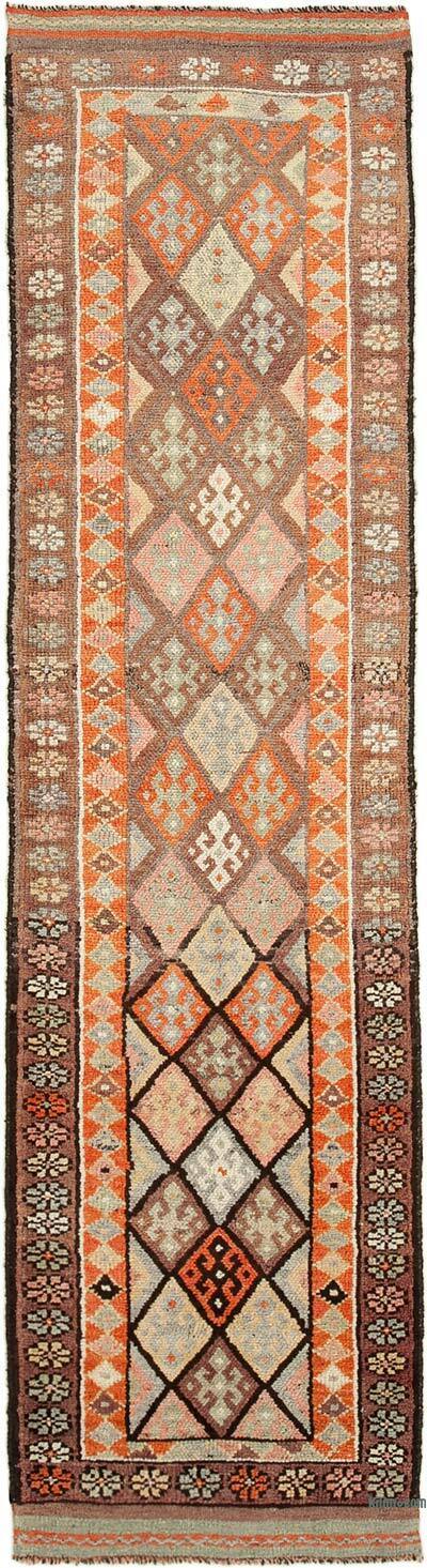 Vintage Tribal Runner Rug - 2' 11" x 11' 2" (35" x 134")