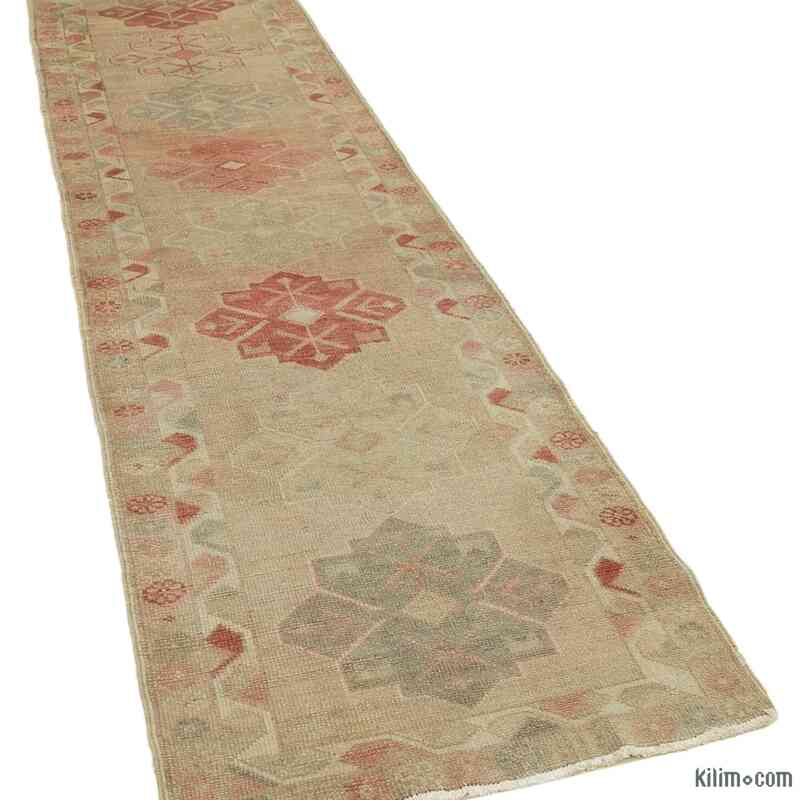 Vintage Tribal Runner Rug - 2' 11" x 11' 8" (35" x 140") - K0051445