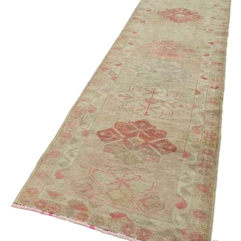 Vintage Tribal Runner Rug - 2' 11" x 11' 8" (35" x 140") - K0051445