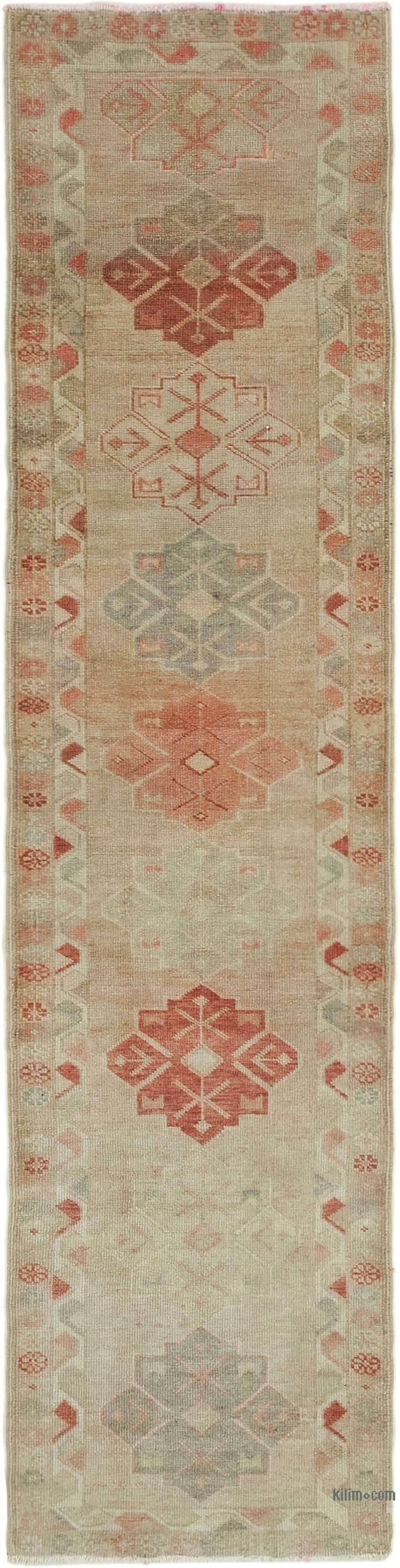 Vintage Tribal Runner Rug - 2' 11" x 11' 8" (35" x 140") - K0051445