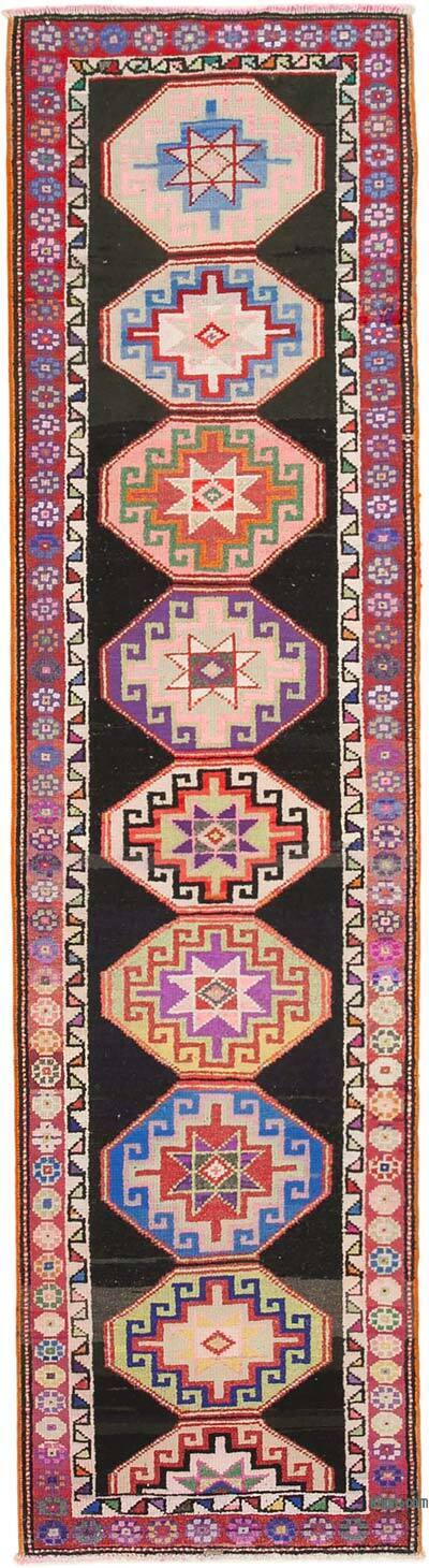 Vintage Tribal Runner Rug - 2' 10" x 10' 10" (34" x 130")
