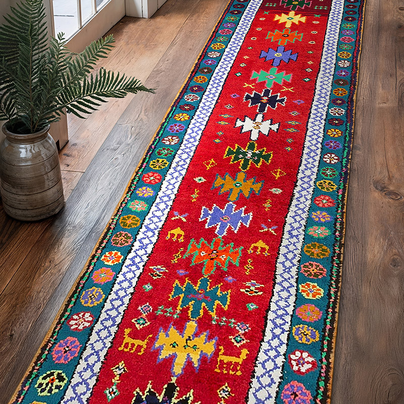 Vintage Anadolu Yolluk - 88 cm x 371 cm - K0051501