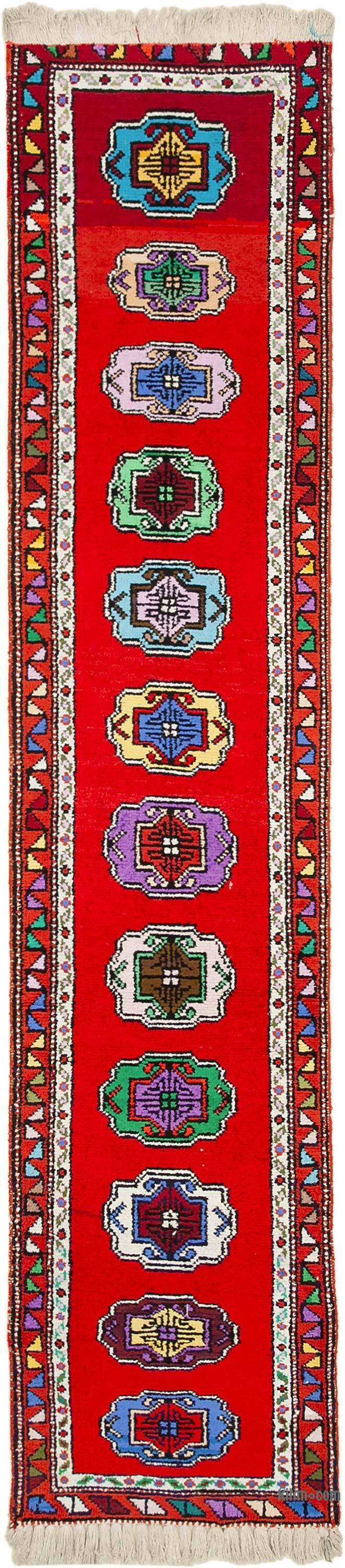 Vintage Tribal Runner Rug - 2' 7" x 12' 2" (31" x 146") - K0051510