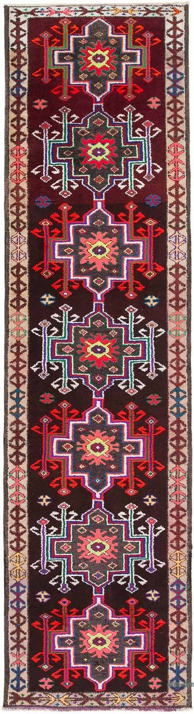 Vintage Tribal Runner Rug - 2' 11" x 11' 1" (35" x 133")