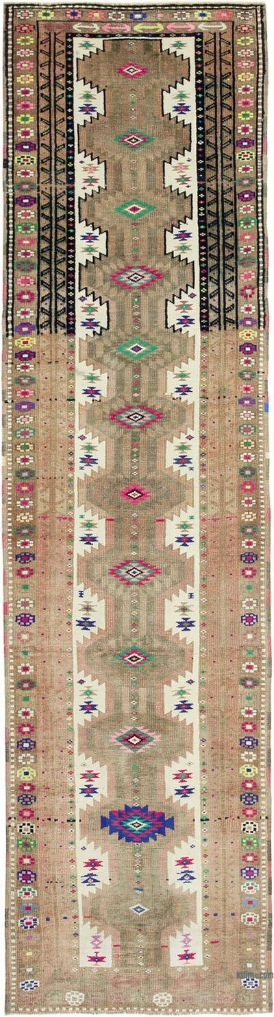 Alfombra Vintage de pasillo - 95 cm x 368 cm