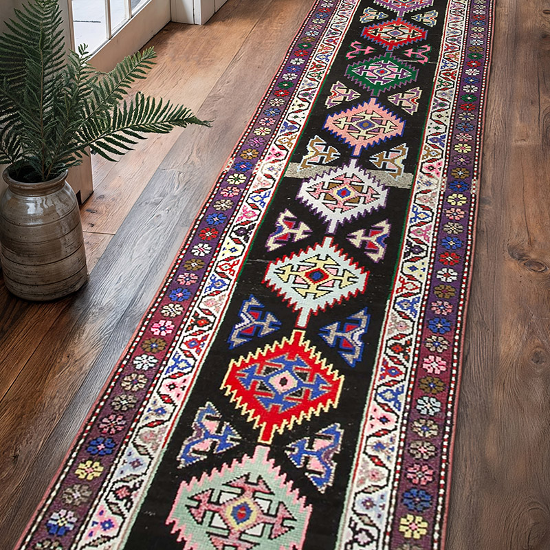 Vintage Anadolu Yolluk - 88 cm x 384 cm - K0051534
