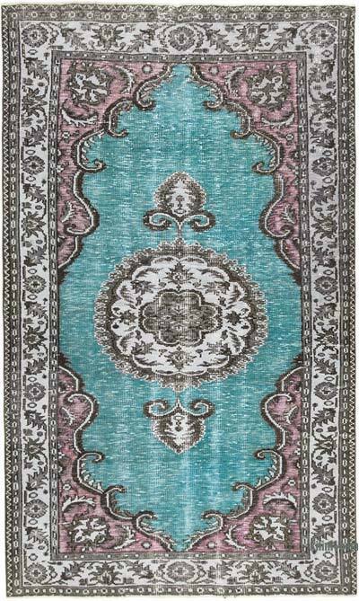 Hand Carved Over-Dyed Rug - 5'  x 8' 3" (60" x 99")