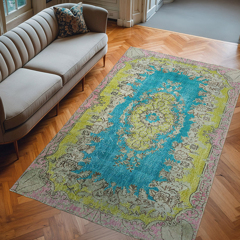 El Oyması Boyalı Halı - 172 cm x 276 cm - K0051601