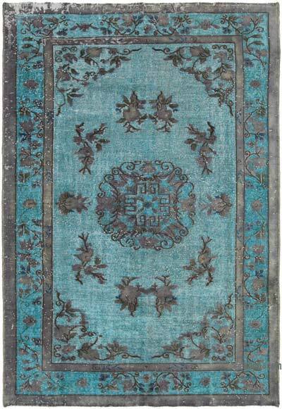 El Oyması Boyalı Halı - 200 cm x 291 cm