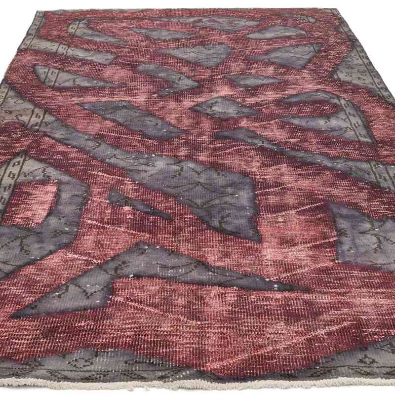 Hand Carved Over-Dyed Rug - 5' 2" x 8' 8" (62" x 104") - K0051618