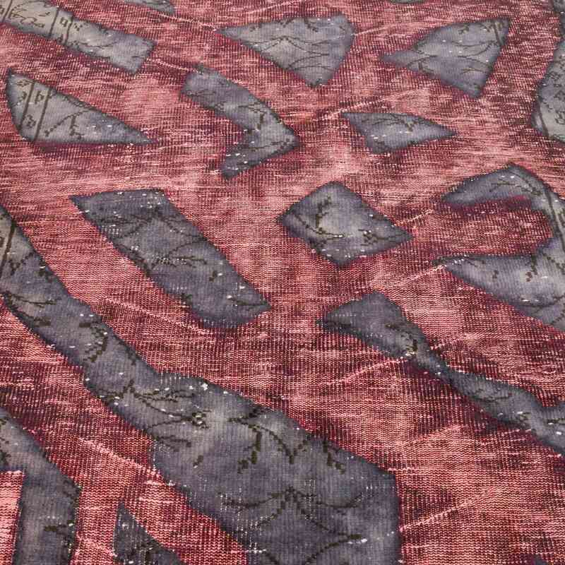 Hand Carved Over-Dyed Rug - 5' 2" x 8' 8" (62" x 104") - K0051618