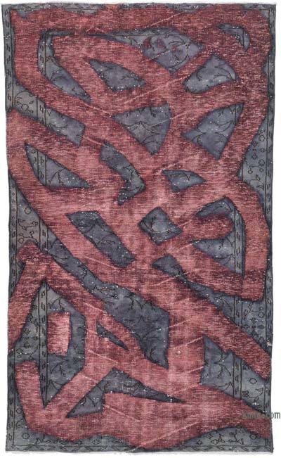 El Oyması Boyalı Halı - 157 cm x 264 cm