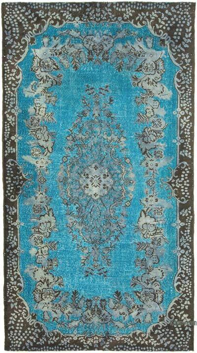 El Oyması Boyalı Halı - 177 cm x 321 cm