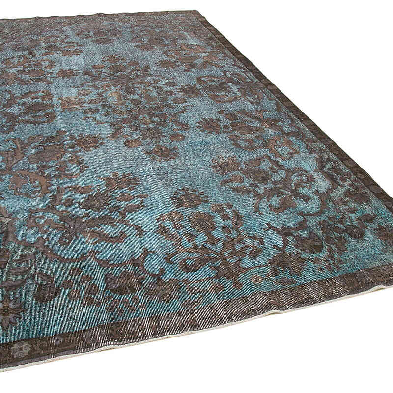 Hand Carved Over-Dyed Rug - 6' 5" x 10' 9" (77" x 129") - K0051655