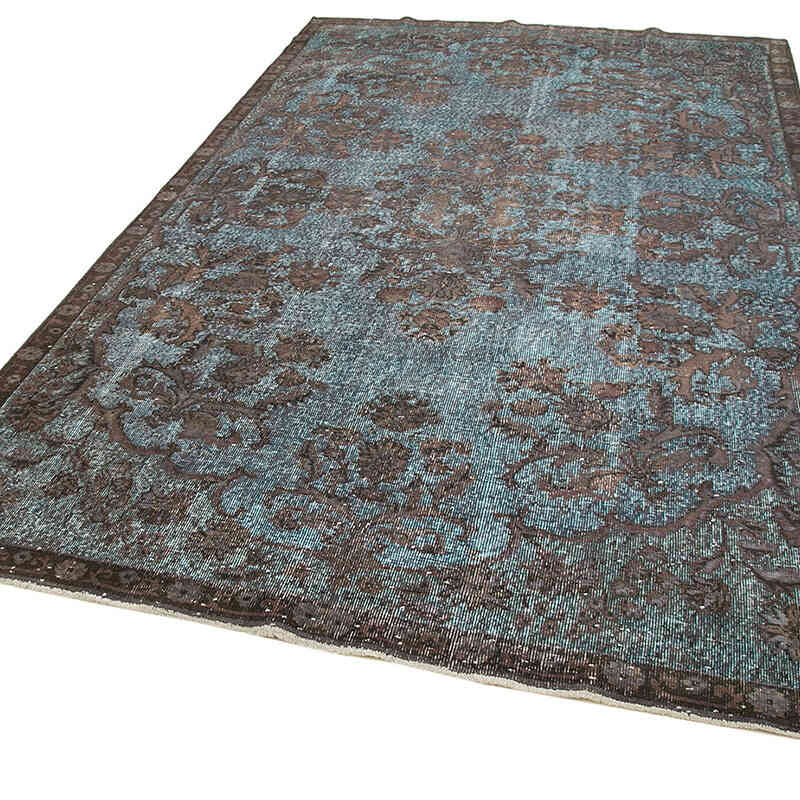 Hand Carved Over-Dyed Rug - 6' 5" x 10' 9" (77" x 129") - K0051655