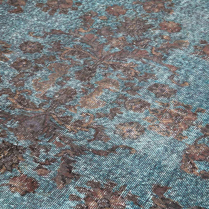 Hand Carved Over-Dyed Rug - 6' 5" x 10' 9" (77" x 129") - K0051655