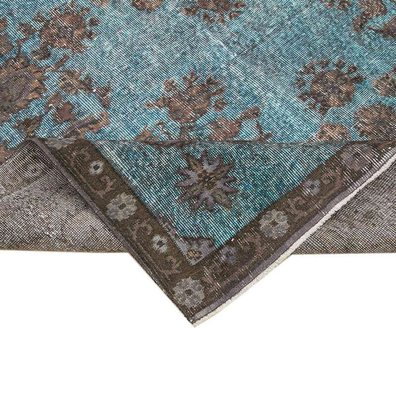Hand Carved Over-Dyed Rug - 6' 5" x 10' 9" (77" x 129") - K0051655