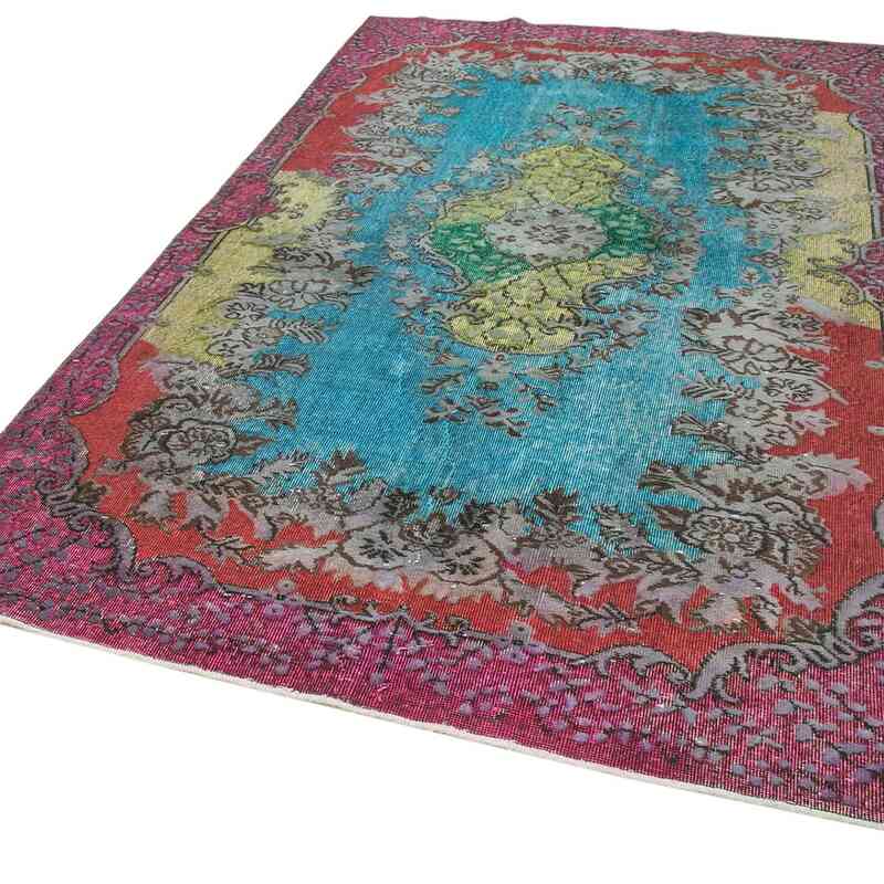 Hand Carved Over-Dyed Rug - 5' 11" x 9' 2" (71" x 110") - K0051673