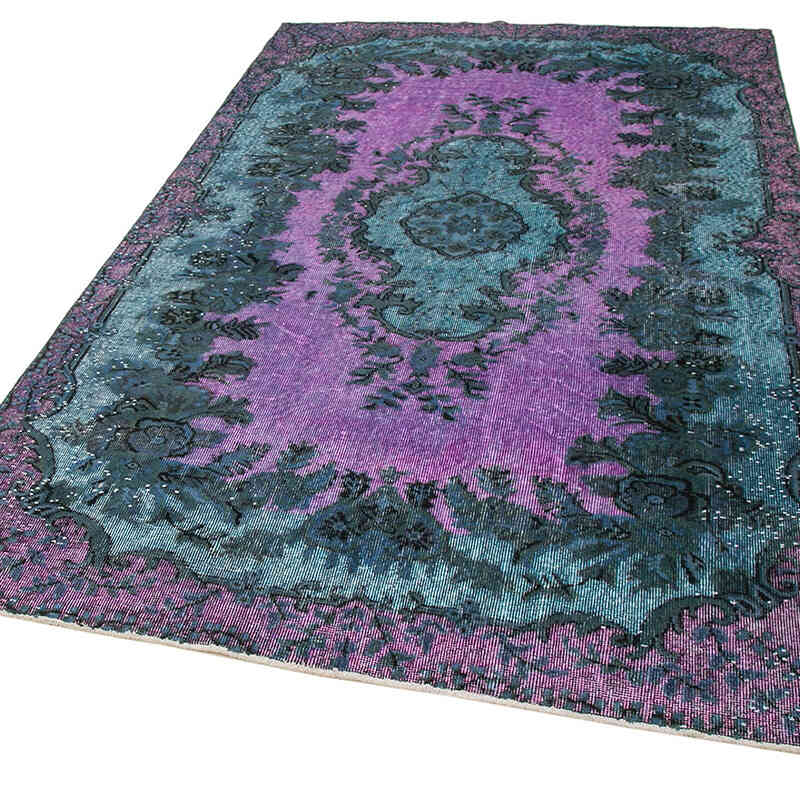 Alfombra Tallada a Mano Sobre Teñida - 174 cm x 275 cm - K0051695
