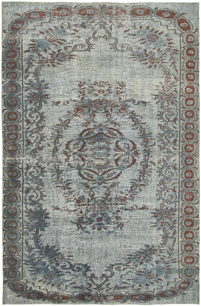 Alfombra Tallada a Mano Sobre Teñida - 175 cm x 265 cm - K0051716