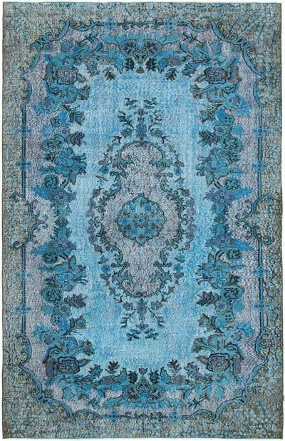 Hand Carved Over-Dyed Rug - 6' 3" x 9' 9" (75" x 117")