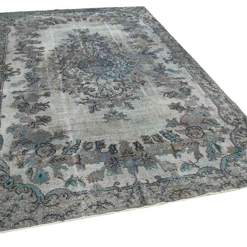Hand Carved Over-Dyed Rug - 6' 7" x 10' 6" (79" x 126") - K0051718