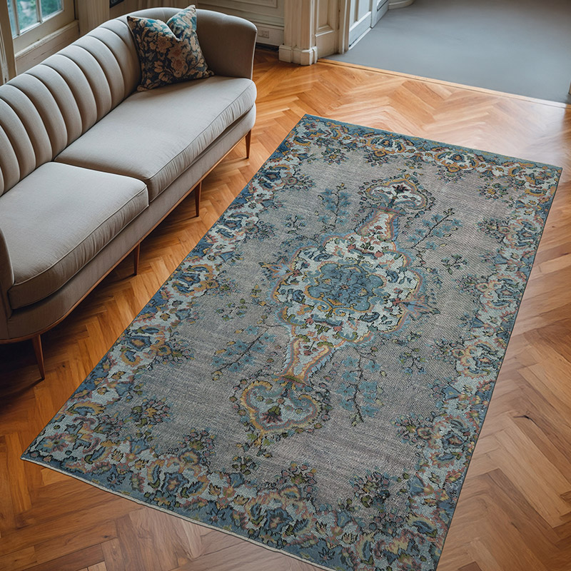El Oyması Boyalı Halı - 167 cm x 285 cm - K0051730