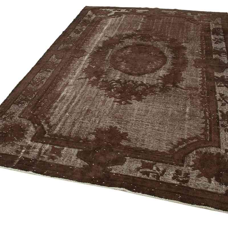 Hand Carved Over-Dyed Rug - 6' 5" x 10' 3" (77" x 123") - K0051733