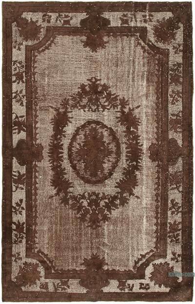El Oyması Boyalı Halı - 195 cm x 313 cm